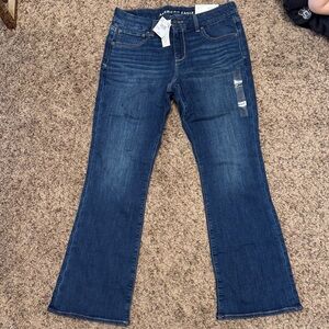 American Eagle Outfitters Dark Blue Flare Jeans